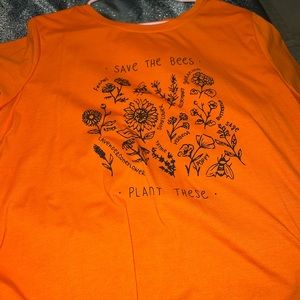 Orange Bee Shirt